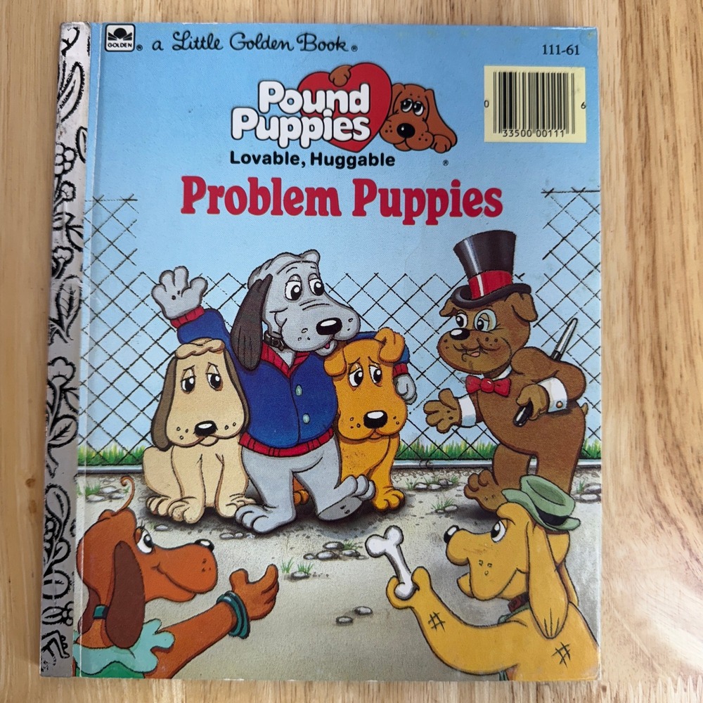 Pound Puppies Problem Puppies A Little Golden Book 1986 Vintage Children's Story